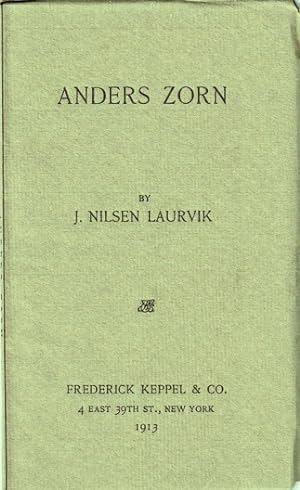 Bild des Verkufers fr Anders Zorn zum Verkauf von LEFT COAST BOOKS