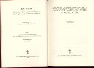 Seller image for Anstze und Diskontinuitt deutscher Nationsbildung im Mittelalter for sale by Antiquariat Kastanienhof