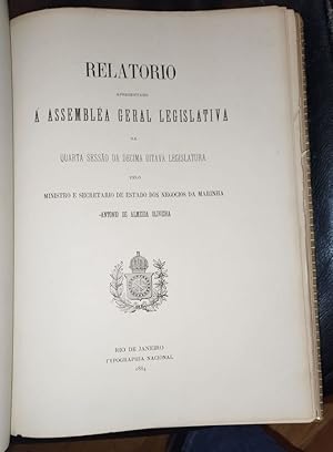 Relatorio Apresentado Assemblea Geral Legislativa Na Quarta Sessao Da Decima Oitava Legislatura P...