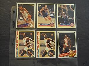 6 Assorted New Jersey Nets Basketball Cards