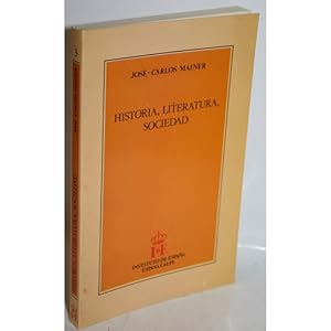 Imagen del vendedor de HISTORIA, LITERATURA, SOCIEDAD a la venta por Librera Salamb