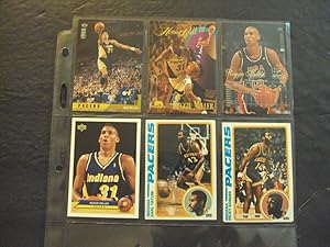 6 Assorted Indiana Pacers Basketball Cards