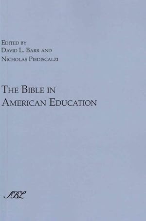 Bild des Verkufers fr Bible in American Education : From Source Book to Textbook zum Verkauf von GreatBookPrices