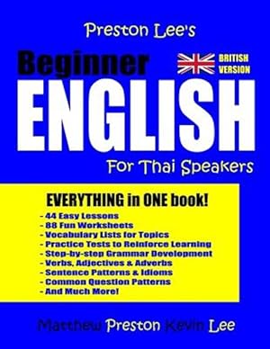 Immagine del venditore per Preston Lee's Beginner English for Thai Speakers British venduto da GreatBookPrices