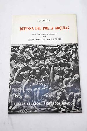 Bild des Verkufers fr Defensa del Poetas Arquias. zum Verkauf von TraperaDeKlaus