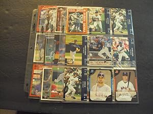 37 Assorted Texas Rangers Baseball Cards