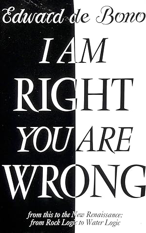 Imagen del vendedor de I Am Right You Are Wrong a la venta por M Godding Books Ltd