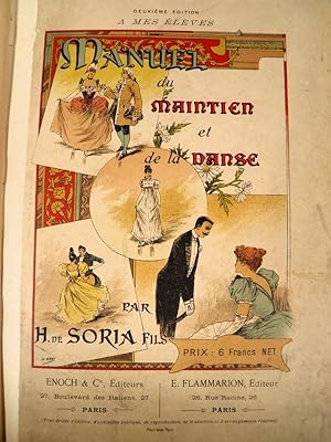 Imagen del vendedor de Manuel du Maintien et de la Danse. A mes lves. a la venta por Librairie l'Art et la Manire
