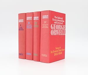 Seller image for THE COLLECTED ESSAYS, JOURNALISM AND LETTERS OF GEORGE ORWELL. Volume I: An Age Like This 1920-1940; Volume II: My Country Right Or Left 1940-1943; Volume III: As I Please 1943-1945; Volume IV: In Front Of Your Nose 1945-1950. for sale by LUCIUS BOOKS (ABA, ILAB, PBFA)