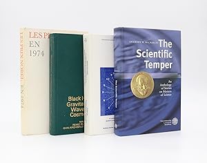 Bild des Verkufers fr LES PRIX NOBEL EN 1974; BLACK HOLES, GRAVITATIONAL WAVES AND COSMOLOGY; RADIO PULSARS; THE SCIENTIFIC TEMPER A collection of four Volumes from the library of the Nobel Prize winning scientist Antony Hewish. zum Verkauf von LUCIUS BOOKS (ABA, ILAB, PBFA)