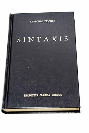 Immagine del venditore per Sintaxis venduto da Alcan Libros