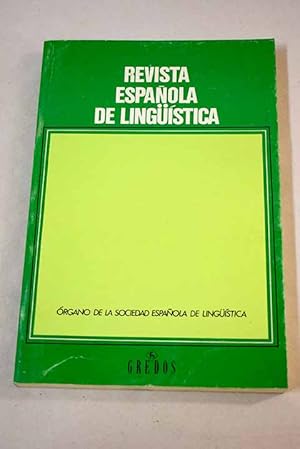 Immagine del venditore per Revista espaola de lingstica, Ao 1996, vol. 26, n 1:: Novedades en el estudio de los arabismos en iberorromance; Teora de catstrofes y variacin lingstica; Aspectos de la sufijacin en espaol; Texto y contexto: la irona cono fenmeno del discurso; El campo lxico de los verbos de posesin en la semntica conceptual; Acusativo y dativo: dinmica sincrnica del latn al castellano venduto da Alcan Libros