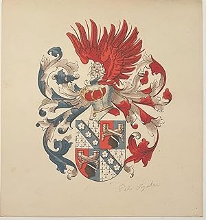 Wapenkaart/Coat of Arms: Coloured coat of arms Pels Rycken, 1 p.