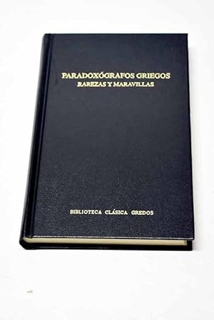 Imagen del vendedor de Paradoxgrafos griegos a la venta por Alcan Libros