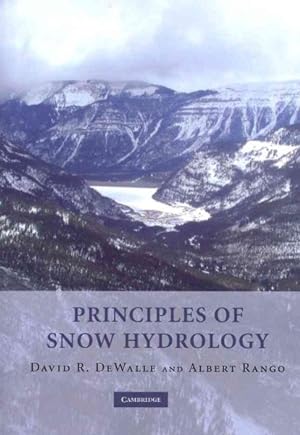 Imagen del vendedor de Principles of Snow Hydrology a la venta por GreatBookPrices