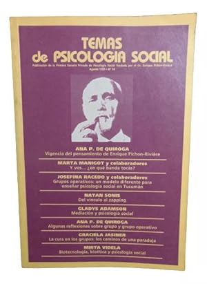 Temas De Psicología Social N° 14