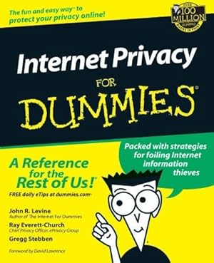 Bild des Verkufers fr Internet Privacy For Dummies zum Verkauf von WeBuyBooks