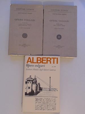 Opere Volgari (vollständig in 3 Bänden // complete in 3 volumes). A cura di Cecil Grayson Bände 2...