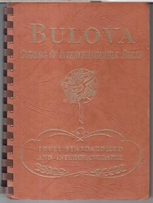 Bulova catalog of interchangeable parts.