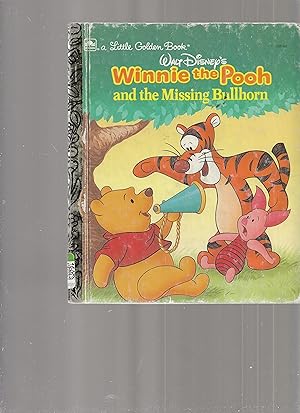 Bild des Verkufers fr Walt Disney's Winnie the Pooh and the missing bullhorn (A Little golden book) zum Verkauf von TuosistBook