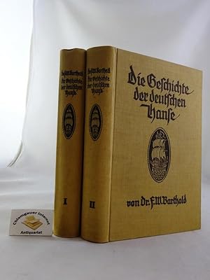 Image du vendeur pour Die Geschichte der deutschen Hanse . ERSTER und ZWEITER Band. ZWEI (2) Bnde. mis en vente par Chiemgauer Internet Antiquariat GbR