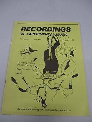 Recordings of Experimental Music Vol 4 #5 Fall 1984