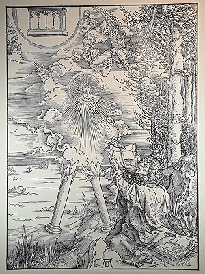 Albrecht Dürer. Die Apokalypse: Johannes verschlingt das Buch. 1498.