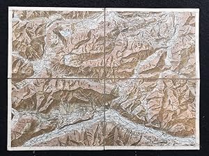 Seller image for [Umgebung Garmisch - Pfaffenhofen]. - [Karte von 1900]. for sale by ANTIQUARIAT Franke BRUDDENBOOKS