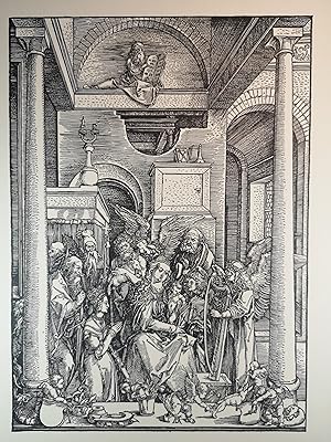 Albrecht Dürer. Marienleben: Sacra Conversazione. 1504.