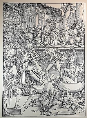 Albrecht Dürer. Die Apokalypse: Martyrium des Evangelisten Johannes. 1498.
