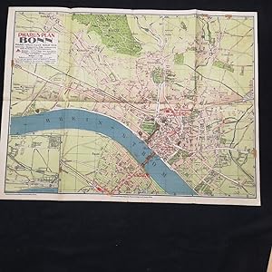 Pharus - Plan Bonn. Mit einem Verzeichnis der Straßen und Plätze. Maßstab 1 : 11 000.