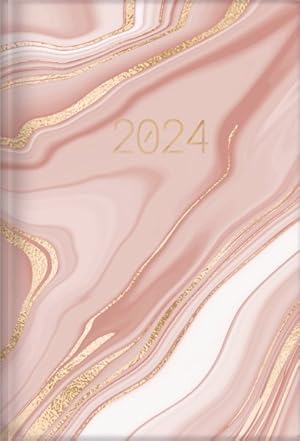 Imagen del vendedor de Tesoros de Sabidura 2024 Agenda/ The Treasure of Wisdom 2024 Daily Agenda : En color mrmol rosa con un pensamiento motivador o un versculo de la Biblia para cada da del ao/ Pink Marble daily calendar, schedule, and appointment book with an inspirational quotation or Bible verse for each day of the year -Language: Spanish a la venta por GreatBookPrices