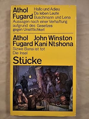 Bild des Verkufers fr Hallo und Adieu. Da leben Leute. Buschmann und Lena. Sizwe Bansi ist tot. Die Insel. zum Verkauf von KULTur-Antiquariat