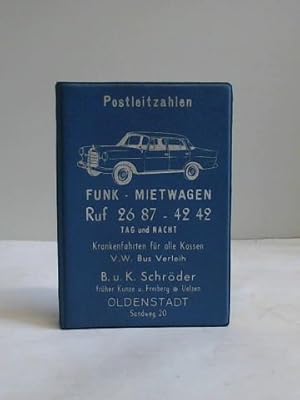 Postleitzahlen 1961