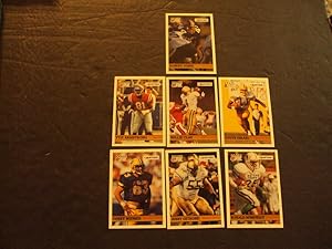 8 Assorted Courtside Draft Q Pix Football Cards 1992