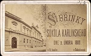 Foto Karlín Praha Prag, Sibrinky Sokola Karlinskeho 1889