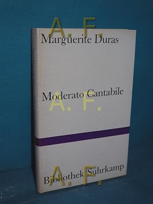 Seller image for Moderato cantabile : Roman. Marguerite Duras. [Aus d. Franz. von Leonharda Gescher u. W. M. Guggenheimer] / Bibliothek Suhrkamp , Bd. 51 for sale by Antiquarische Fundgrube e.U.