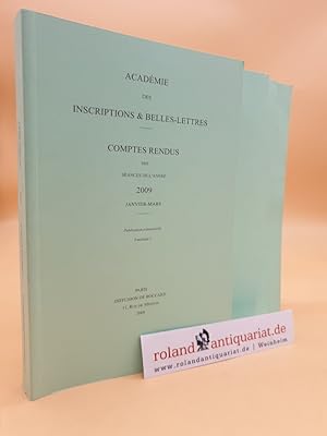 Académie des Inscriptions & Belles-Lettres: Comptes rendus des séances de l'année: Janvier-Décemb...