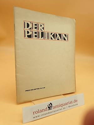 Bild des Verkufers fr Der Pelikan - Mitteilungen der Pelikan-Werke Gnther Wagner Hannover und Wien - Nr. 29 / 1928: Farbenhren und Kunstschaffen. ("Diese Mitteilungen erscheinen in zwangloser Folge im Verlage von Gnther Wagner, Hannover und Wien") zum Verkauf von Roland Antiquariat UG haftungsbeschrnkt