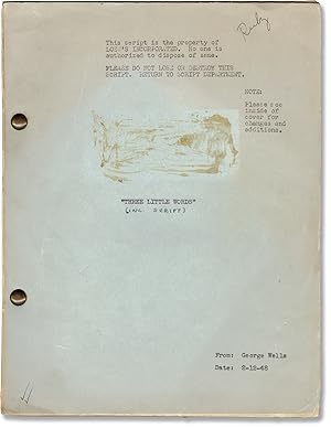 Bild des Verkufers fr Three Little Words (Archive of material from the 1950 film) zum Verkauf von Royal Books, Inc., ABAA