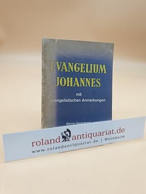 Seller image for Evangelium Johannes mit evangelistischen Amerkungen for sale by Roland Antiquariat UG haftungsbeschrnkt