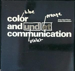 Immagine del venditore per Color and und et communication venduto da Miliardi di Parole