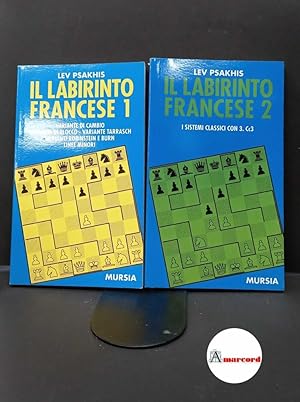 Imagen del vendedor de Psakhis, Lev. Il labirinto francese 2 volumi Milano Mursia, 1995 a la venta por Amarcord libri