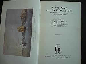 Imagen del vendedor de A History of Exploration from the Earliest Times to the Present Day. a la venta por J. King, Bookseller,