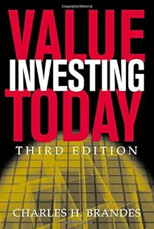 Seller image for Value Investing Today for sale by WeBuyBooks