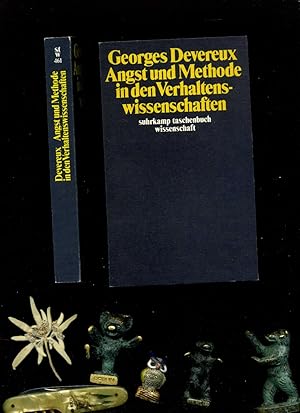 Bild des Verkufers fr Angst und Methode in den Verhaltenswissenschaften. Vorwort von Weston La Barr. Aus dem Englischen von Caroline Neubauer und Karin Kersten. zum Verkauf von Umbras Kuriosittenkabinett