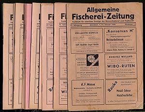 Allgemeine Fischerei-Zeitung. Fachblatt für sämtliche Zweige der Binnenfischerei und Fischzucht.