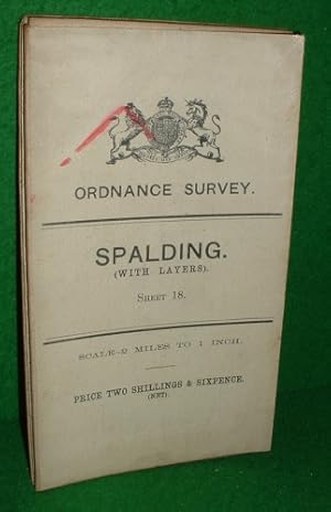 ORDNANCE SURVEY MAP OF SPALDING (SHEET 18) 2 MILES TO 1 INCH