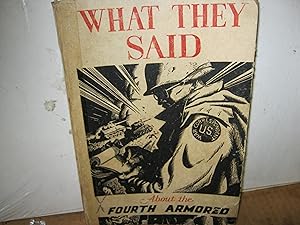 What They Said About The Fourth Armoned Division