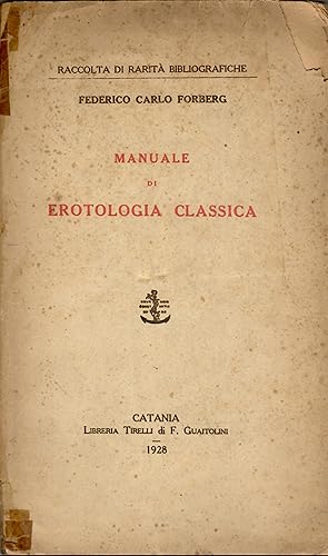 Manuale Di Erotologia Classica